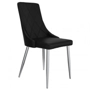 Devo Dining Chair, Set of 2 BLACK